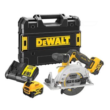 DeWalt kotoučová pila 12V 140 mm 2 x 5,0 Ah, nabíječka, kufr Tstak, DCS512P2-QW