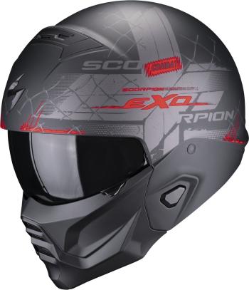 Scorpion EXO-COMBAT II XENON Matt Black/Red L Přilba