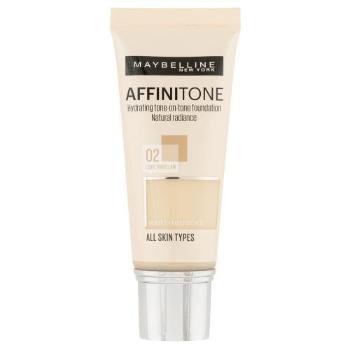 Maybelline Affinitone 30 ml make-up pro ženy 02 Light Porcelain na všechny typy pleti; na dehydratovanou pleť