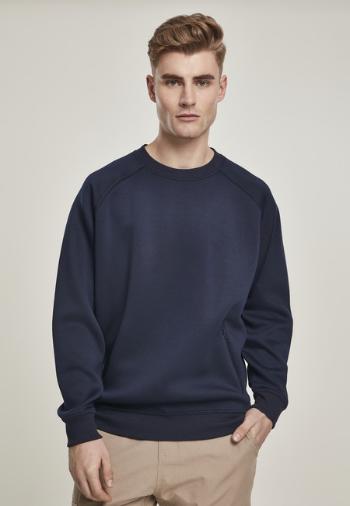 Urban Classics Raglan Zip Pocket Crew midnightnavy - XL