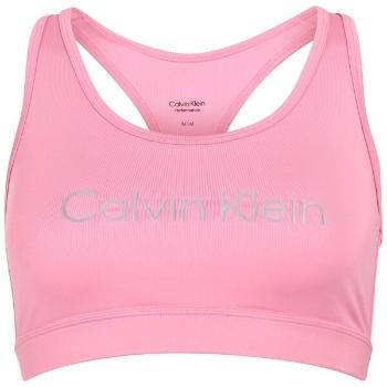 Calvin Klein MEDIUM SUPPORT SPORTS BRA  Dámská podprsenka, růžová, velikost L