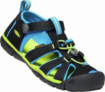 Keen SEACAMP II CNX CHILDREN black/brilliant blue Velikost: 30 dětské sandály