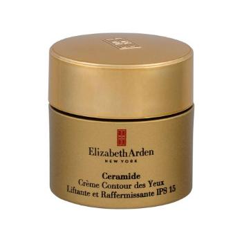 Elizabeth Arden Ceramide Ultra Lift and Firm Eye Cream SPF15 15 ml oční krém na všechny typy pleti; proti vráskám; na rozjasnění pleti