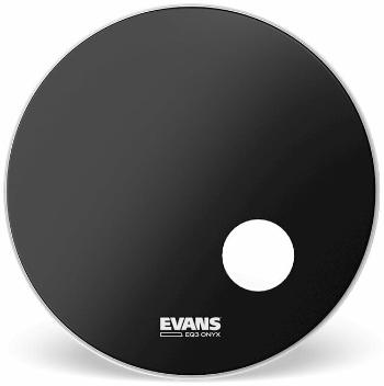 Evans BD24RONX Onyx Coated 24" Černá Rezonanční blána na buben