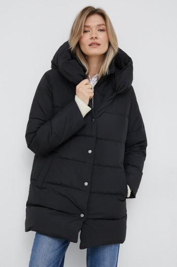 Péřová bunda Lauren Ralph Lauren dámská, černá barva, zimní