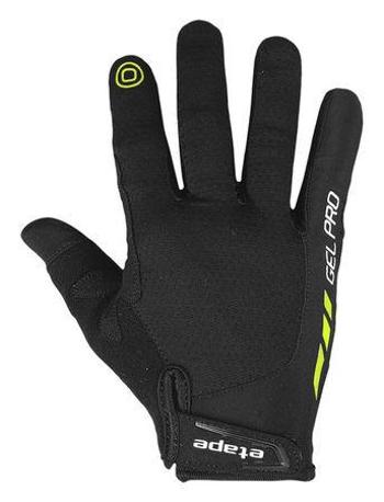 Etape - pánské rukavice SPRING+, černá/limeta S