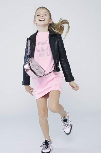 Dětská ramoneska Karl Lagerfeld černá barva