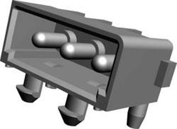 Konektor do DPS TE Connectivity 643488-1, kontakty v řadě 3, pólů 3, rozteč 5.08 mm, 1 ks