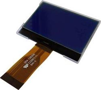 LCD displej Display Elektronik DEM128064KSBH-PW-N, 128 x 64 Pixel, (š x v x h) 77.3 x 51.7 x 5.3 mm, bílá, modrá