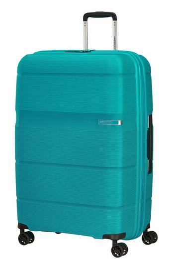 American Tourister Skořepinový cestovní kufr Linex 102 l - tyrkysová