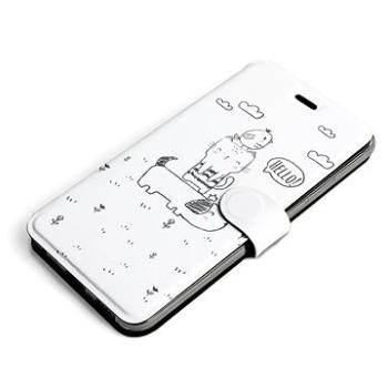 Flipové pouzdro na mobil Xiaomi Redmi 9A - MH12S Pejsek, kočička, ptáček HELLO! (5903516320615)