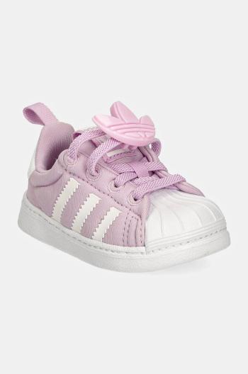 Dětské sneakers boty adidas Originals SUPERSTAR 360 CF fialová barva, ID1049