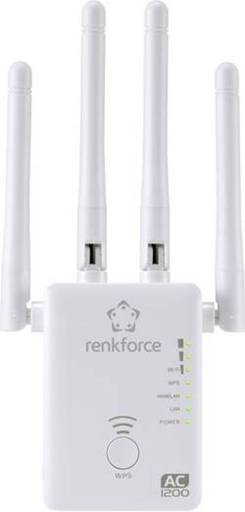 Wi-Fi repeater Renkforce WS-WN575A3 Dual Band AC1200, 2.4 GHz, 5 GHz