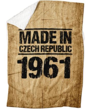 Deka Made In (rok: 1961, Podšití beránkem: ANO)