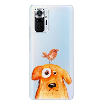 Odolné silikonové pouzdro iSaprio - Dog And Bird - Xiaomi Redmi Note 10 Pro