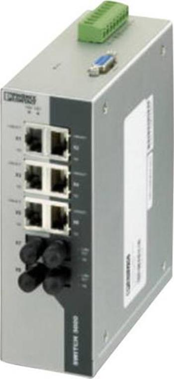 Průmyslový ethernetový switch Phoenix Contact, FL SWITCH 3006T-2FX ST, 10 / 100 MBit/s