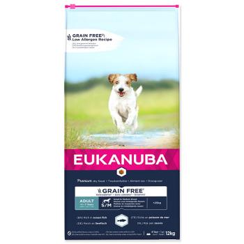 EUKANUBA Adult Small & Medium Breed Grain Free Ocean Fish 12 kg