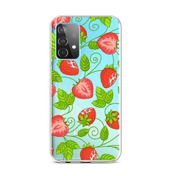TopQ Samsung A52 silikon Strawberries 57398 (Sun-57398)