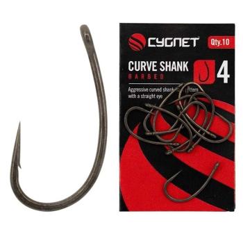Cygnet háčky curve shank hooks barbed 10 ks - velikost 4