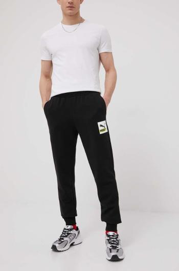 Kalhoty Puma 533654 pánské, černá barva, s potiskem