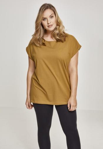 Urban Classics Ladies Extended Shoulder Tee nut - S