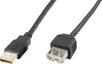 Kabel USB 2.0, USB A/USB zásuvka A, 1,8 m, Digitus