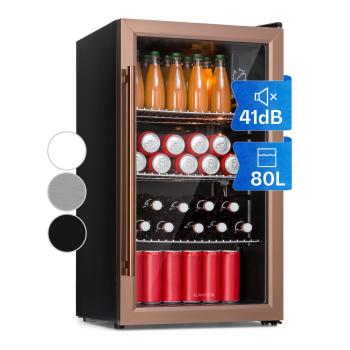 Klarstein Beersafe XXL, lednice, 80 l, 3 police, panoramatická skleněná dvířka