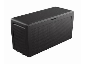 Box zahradní KETER Samoa Rattan Box 270l Graphite