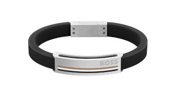 Hugo Boss Pánský silikonový náramek Sarkis 1580364 19 cm