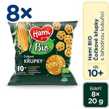 Hami Bio čočkové křupky s kukuřicí 8× 20 g, 10+ (8590340173561)