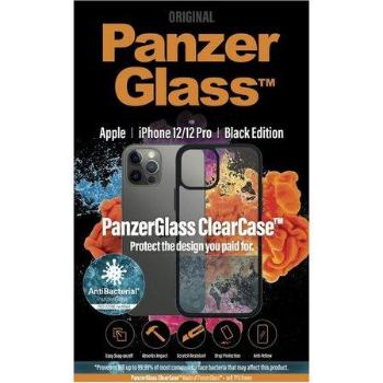 Pouzdro PanzerGlass ClearCase Antibacterial na Apple iPhone 12/12 Pro černé