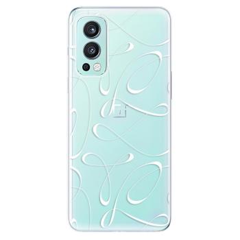 Odolné silikonové pouzdro iSaprio - Fancy - white - OnePlus Nord 2 5G