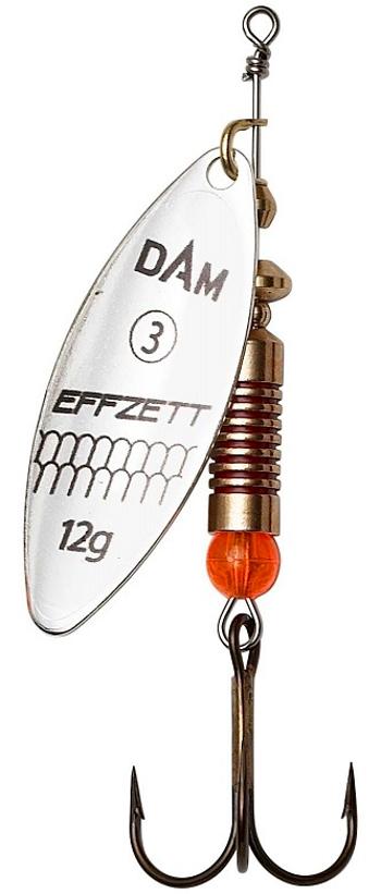 Dam třpytka effzett predator spinner silver-velikost 3