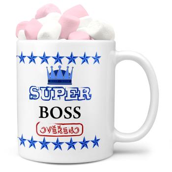 Hrnek Super boss (Náplň hrníčku: Marshmallow)