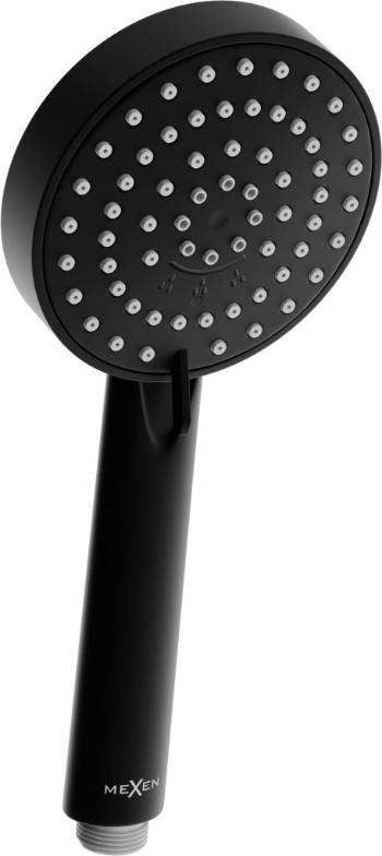 MEXEN R-75 ruční sprcha 3-funkční černá 79575-70