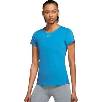 Nike ONE DF SS SLIM TOP W Dámské tréninkové tričko, modrá, velikost XS