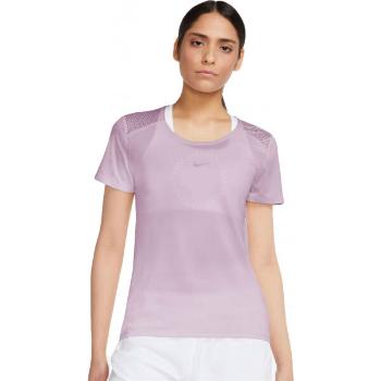 Nike RUN ICON CLASH Dámské běžecké tričko, fialová, velikost XL