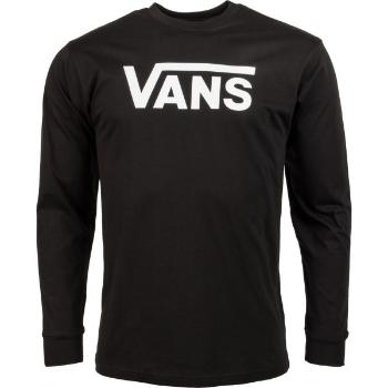 Vans MN VANS CLASSIC LS Pánské tričko s dlouhým rukávem, černá, velikost