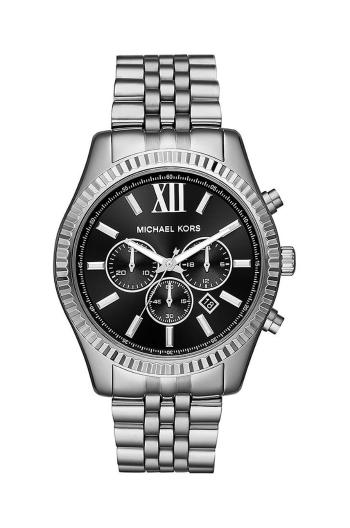 Hodinky Michael Kors stříbrná barva