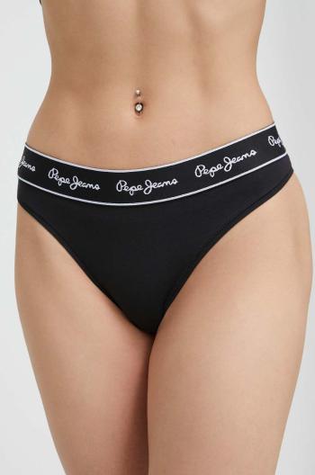 Kalhotky Pepe Jeans PEPE BIKINI černá barva, PLU10917.999