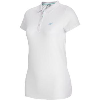 4F WOMEN´S T-SHIRT Dámské polo tričko, bílá, velikost