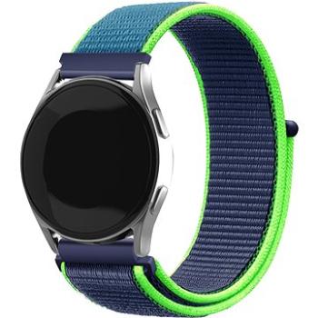 Eternico Airy Universal Quick Release 22mm Night Blue and Green edge    (AET-UN22AY-NiBlG)