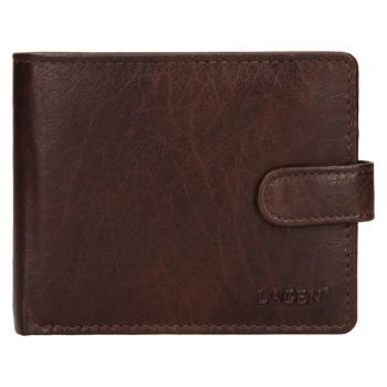 Lagen pánská peněženka kožená E-1036 Dark brown