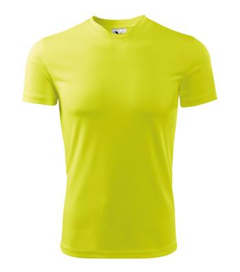 MALFINI Pánské tričko Fantasy - Neonově žlutá | S