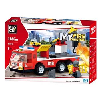 Blocki MyFireBrigade Fire engine with tow hook  (KB0816)