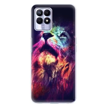 Odolné silikonové pouzdro iSaprio - Lion in Colors - Realme 8i