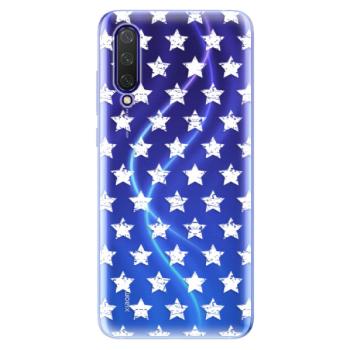 Odolné silikonové pouzdro iSaprio - Stars Pattern - white - Xiaomi Mi 9 Lite