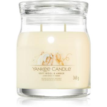 Yankee Candle Soft Wool & Amber vonná svíčka 368 g