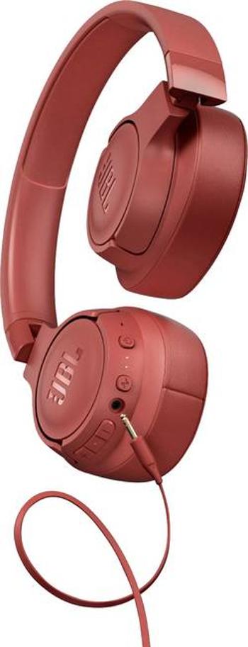 Bluetooth® Hi-Fi sluchátka Over Ear JBL Harman TUNE 750 BTNC JBLT750BTNCCOR, korálová