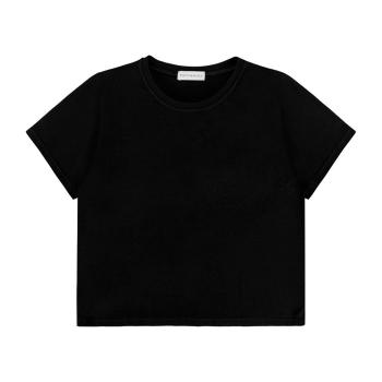 Černé tričko RUSTICAL s kulatým výstřihem – S/M